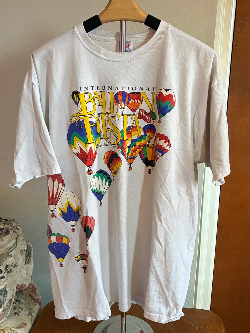 Kodak International Balloon Fiesta White Graphic T-Shirt